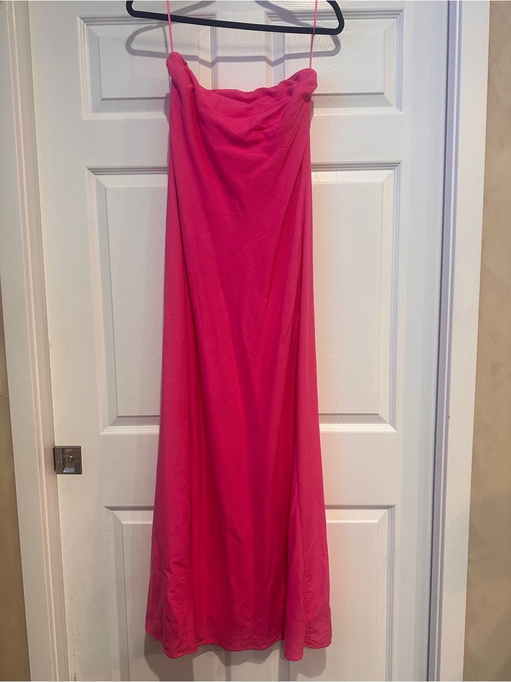 l*space Strapless Maxi Dress in Fuchsia Pink